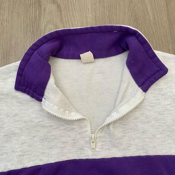 Vintage 90s Casper Beach sweatshirt in white and purple size large‎ - Picture 5 of 7